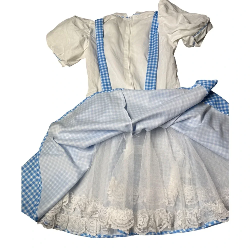 Rubies Wizard of Oz Dorothy Costume Girls Large 12-14 Gingham Dress 1996 10655